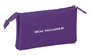 Safta Portatodo Triple Real Valladolid - Organisateur triple, 22 x 12 x 3 cm, adapté aux enfants à partir de 3 ans