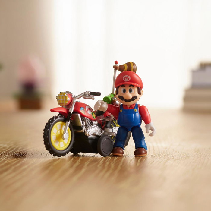 Jakks Pacific Figurine Mario avec Moto à Rétrofriction Super Mario Galaxy