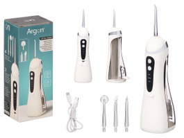 Argon Irrigateur Buccal 4 Têtes de Rechange 22x8x7 cm Plastique ABS Blanc 1200 mAh USB-C (Set de 8)