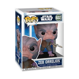Funko Figurine Pop! Star Wars : The Mandalorian and Grogu - Zeb Orrelios avec Bo-Rifle