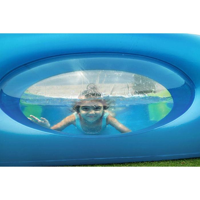 Bestway Piscine Gonflable avec Hublots 168x168x56 cm +6 Ans Jardin 51132 Bestway Piscine Gonflable avec Hublots 168x168x56 cm +6 Ans Jardin 51132