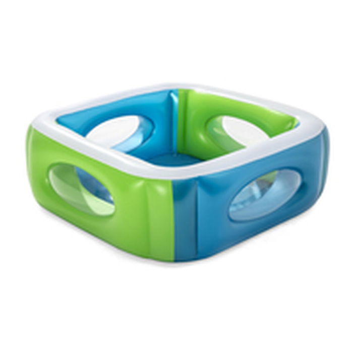 Bestway Piscine Gonflable avec Hublots 168x168x56 cm +6 Ans Jardin 51132 Bestway Piscine Gonflable avec Hublots 168x168x56 cm +6 Ans Jardin 51132