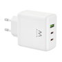 Ewent Chargeur Rapide GaN 65W EW1333 2x USB-C PD + USB-A QC 3.0