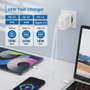 Ewent Chargeur Rapide GaN 65W EW1333 2x USB-C PD + USB-A QC 3.0