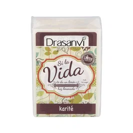DRASANVI Savon au Beurre de Karité 100g - Raffermissant, Élasticité Peau, Anti-rides