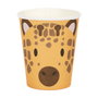 Party Time Set de 6 Gobelets en Carton Motifs Animaliers