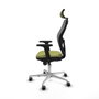Piqueras y Crespo 2D086G2 Chaise de Bureau avec Appui-tête Vert Olive