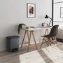 Curver Poubelle à pédale Compatta 25 L - Gris anthracite - Polypropylène