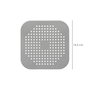 ORYX Protecteur de vidange en silicone 145 x 145 mm