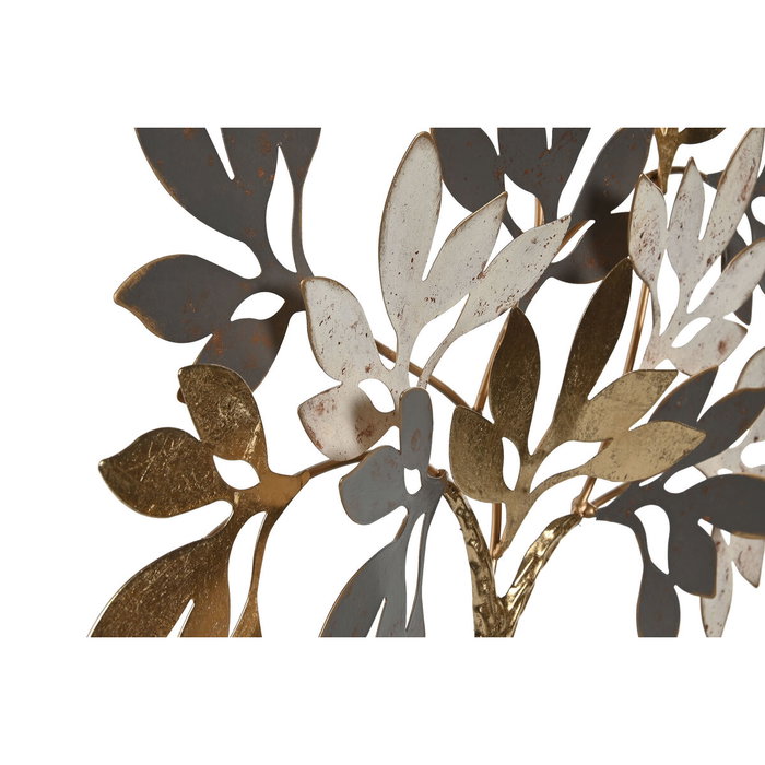 Home ESPRIT Figurine Décorative Arbre Moderne Gris Doré