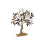 Home ESPRIT Figurine Décorative Arbre Moderne Gris Doré