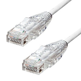 ProXtend Câble Ethernet Slim CAT6A UTP Blanc 12,5 m