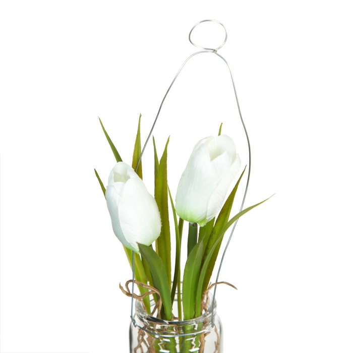 BigBuy Home Plante décorative Blanc et Vert
