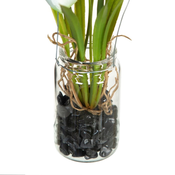 BigBuy Home Plante décorative Blanc et Vert