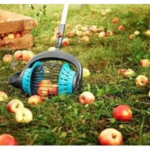 Gardena 3108-20 Ramasse-fruits Combisystem Panier plastique avec pelle intégrée pour fruits 4-9 cm Garantie 25 ans
