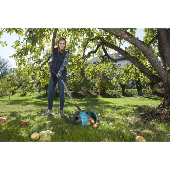 Gardena 3108-20 Ramasse-fruits Combisystem Panier plastique avec pelle intégrée pour fruits 4-9 cm Garantie 25 ans