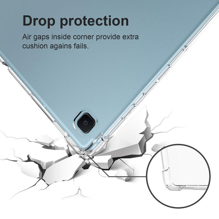 eSTUFF Coque souple transparente pour Samsung Galaxy Tab S6 Lite 2024/2022/2020, ORLANDO - Protection complète contre les chocs eSTUFF Coque souple transparente pour Samsung Galaxy Tab S6 Lite 2024/2022/2020, ORLANDO - Protection complète contre les chocs