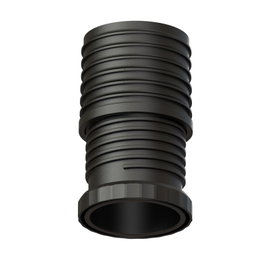 HERRAJES ALK Niveleur pour pied de tube Ø80 Noir