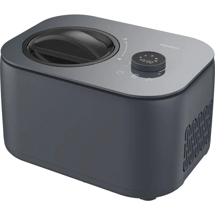 Medion MD 100116 Sorbetière 1 L avec compresseur - Glace, yaourt et slushies - 100 W