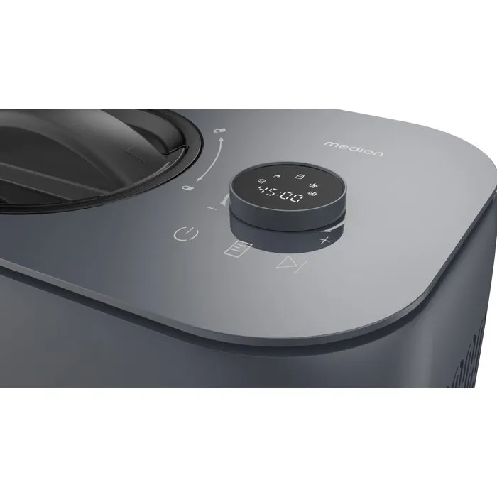 Medion MD 100116 Sorbetière 1 L avec compresseur - Glace, yaourt et slushies - 100 W