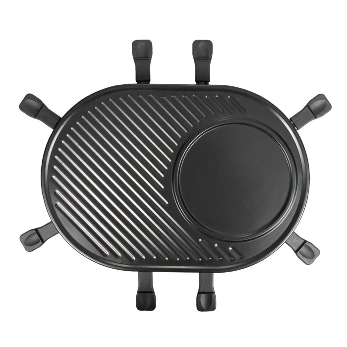 Onli ON1035N - Appareil 3 en 1 raclette, grill et crêpière pour 8 personnes