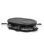 Onli ON1035N - Appareil 3 en 1 raclette, grill et crêpière pour 8 personnes