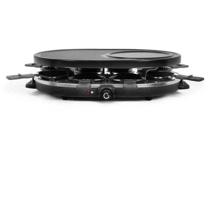 Onli ON1035N - Appareil 3 en 1 raclette, grill et crêpière pour 8 personnes