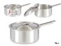 Kinvara Casserole en Aluminium avec Couvercle 18 cm – 2 L – Compatible Gaz et Four (Set de 10)