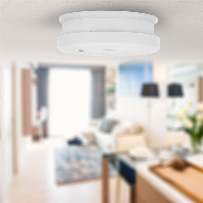 Smartware Rm250 Détecteur de fumée photoelectrique blanc Ø10,5 x 3,5 cm 20-40 m² Smartware Rm250 Détecteur de fumée photoelectrique blanc Ø10,5 x 3,5 cm 20-40 m²