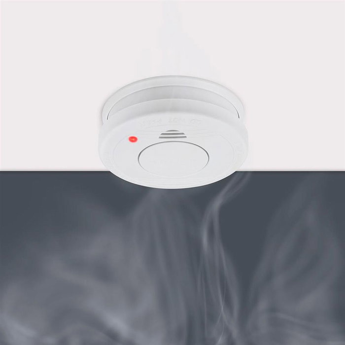 Smartware Rm250 Détecteur de fumée photoelectrique blanc Ø10,5 x 3,5 cm 20-40 m² Smartware Rm250 Détecteur de fumée photoelectrique blanc Ø10,5 x 3,5 cm 20-40 m²