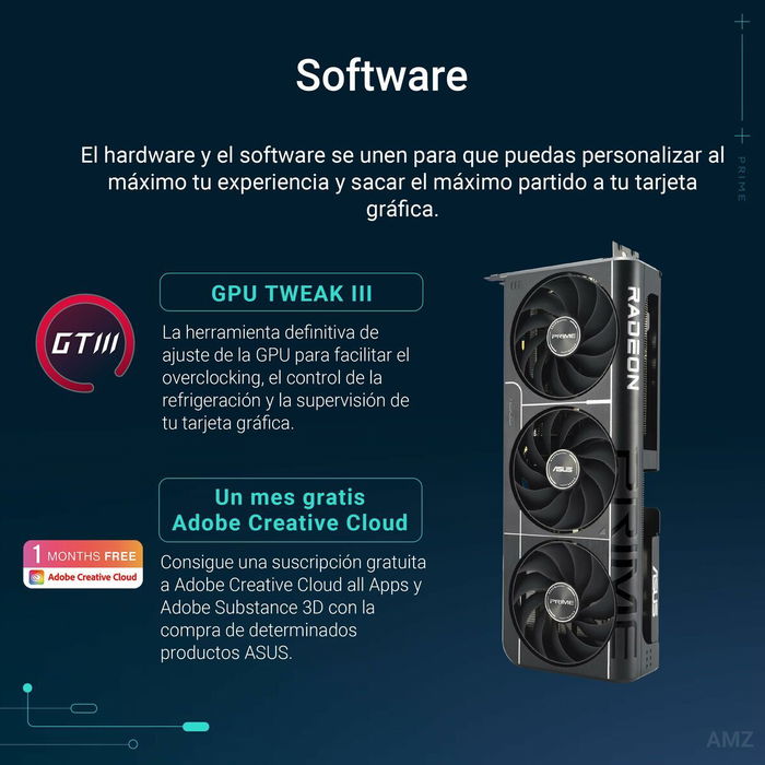 Carte Graphique Asus 90YV0LF1-M0NA00 RADEON RX 9060 XT 16 GB GDDR6