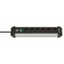 Brennenstuhl Multiprise Premium-Alu-Line 6 Prises avec Interrupteur 3500 W (3 m)