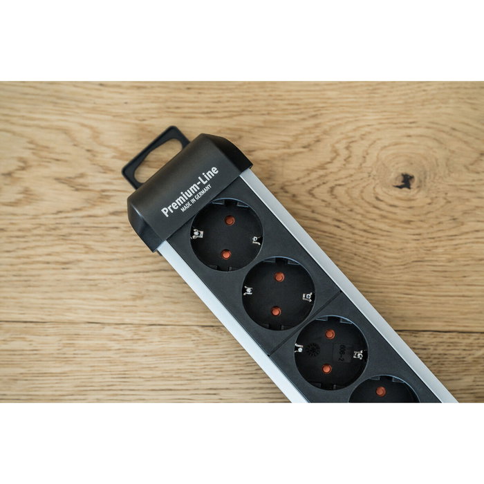 Brennenstuhl Multiprise Premium-Alu-Line 6 Prises avec Interrupteur 3500 W (3 m)