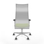 Piqueras y Crespo Chaise de Bureau Albacete Pistache et Blanc