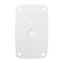 Hanwha Adaptateur de Montage sur Poteau en Aluminium Blanc - Compatible avec SHB-4200H, SHB-4300HP, SHB-4301H2, SBP-300PMW1