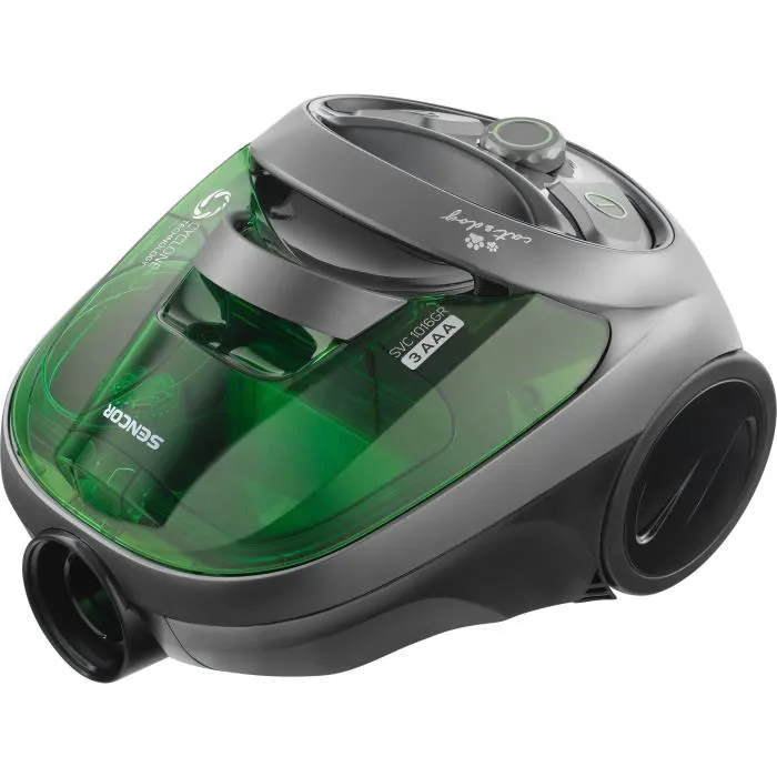 Sencor SVC 1016GR Aspirateur traineau sans sac 800 W Noir et vert