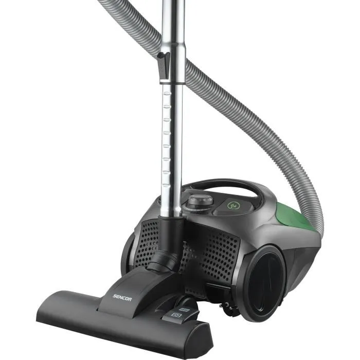 Sencor SVC 1016GR Aspirateur traineau sans sac 800 W Noir et vert