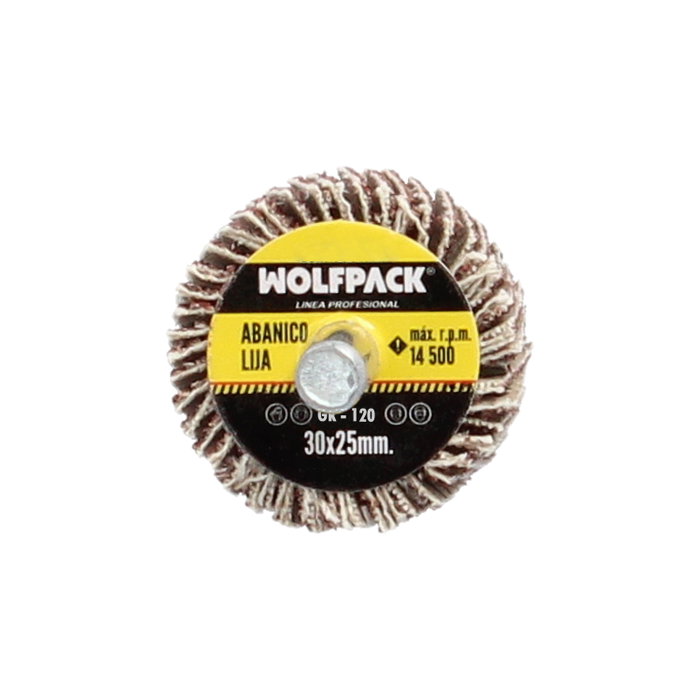 WOLFPACK LINEA PROFESIONAL Abanico Lija Grain 120 30x25mm WOLFPACK LINEA PROFESIONAL Abanico Lija Grain 120 30x25mm