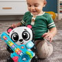 Fisher-Price Band Panda Jouet d'Éveil et d'Apprentissage Interactif avec 70+ Chansons, Microphone Lumineux, Guitare à Boutons et Effets Lumineux pour Bébés et Enfants