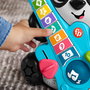 Fisher-Price Band Panda Jouet d'Éveil et d'Apprentissage Interactif avec 70+ Chansons, Microphone Lumineux, Guitare à Boutons et Effets Lumineux pour Bébés et Enfants