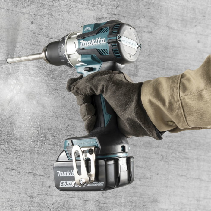 Makita DHP489RTJ Perceuse-visseuse à percussion sans fil avec 2x 5,0 Ah