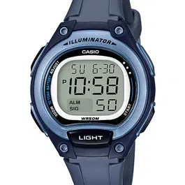 Casio Montre Homme Analogique-Digitale avec Chronographe, Alarme, Double Fuseau, Boîtier Résine 5 Bars, Éclairage LED - A168WA-1
