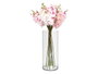 Giftdecor Vase Cylindrique en Acrylique Transparent 15x35 cm (Set de 12)