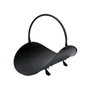 Corbeille métallique Edm pour bois de chauffage noir 48 x 35 x 38 cm