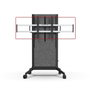 SMS 03-027-6 MultiMount PRO 1500x600 - Support Mural/Armoire pour Grands Écrans (jusqu'à 1500x600 VESA, 100kg)