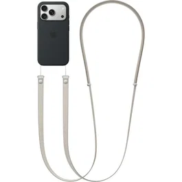 Apple Bandoulière Tan - Sangle Bandoulière Apple pour iPhone et Apple Watch, Compatible MagSafe, Cuir