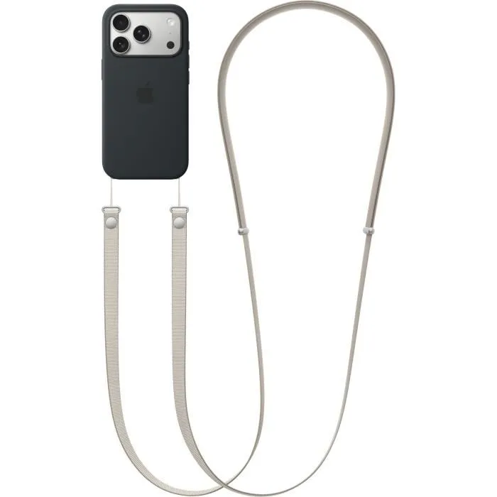Apple Bandoulière Tan - Sangle Bandoulière Apple pour iPhone et Apple Watch, Compatible MagSafe, Cuir Apple Bandoulière Tan - Sangle Bandoulière Apple pour iPhone et Apple Watch, Compatible MagSafe, Cuir
