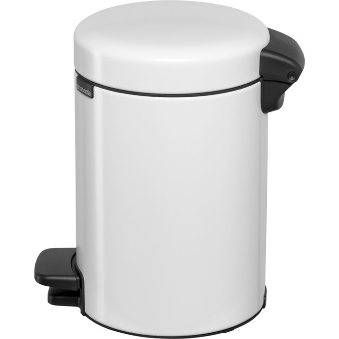 Brabantia Newicon Poubelle à pédale 3,0 L blanc