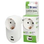 GSC Evolution Adaptateur multiprise avec base USB C et A, Blanc