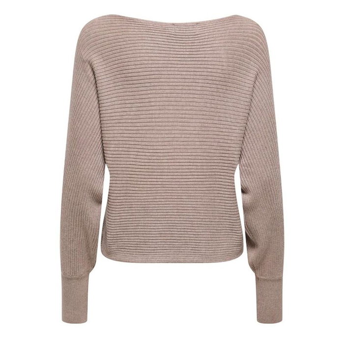 Sweat sans capuche femme Only Onladaline Life Beige L